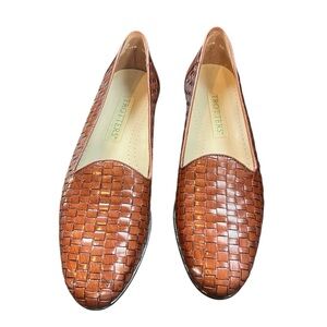 Trotters‎ Liz Woven Leather Loafer Size 8.5 SS  New